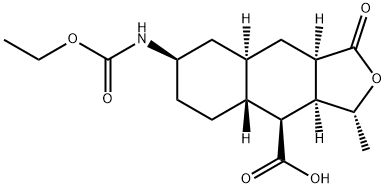 (1R,3aR,4aR,8aR,9S,9aR)-1-เมทิล-3-ออกโซดีคาไฮโดร-3H-สไปโร[แนพโท[2,3-c]ฟูแรน-6,2'-[1,3]ไดออกโซเลน]-9 -กรดคาร์บอกซิลิก