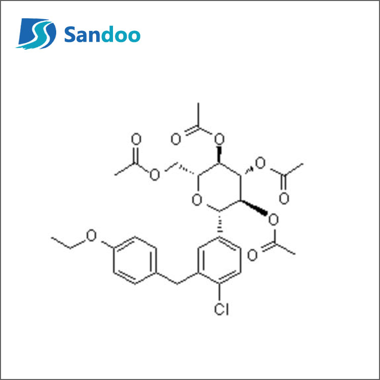 (1S)-1,5-แอนไฮโดร-1-C-[4-คลอโร-3-[(4-อีทอกซีฟีนิล)เมทิล]ฟีนิล]-D-กลูซิทอล เตตระอะซีเตต