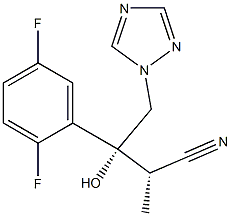 (αS,βR)-β-(2,5-ไดฟลูออโรฟีนิล)-β-ไฮดรอกซี-α-เมทิล-1H-1,2,4-ไตรอะโซล-1-บิวเทนไนไตรล์