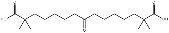 กรด 2,2,14,14-tetramethyl-8-oxopentadecanedioic